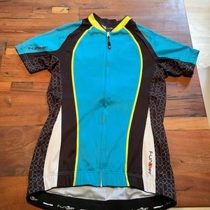 Cycling Jersey Medium Blue/Fluorescent